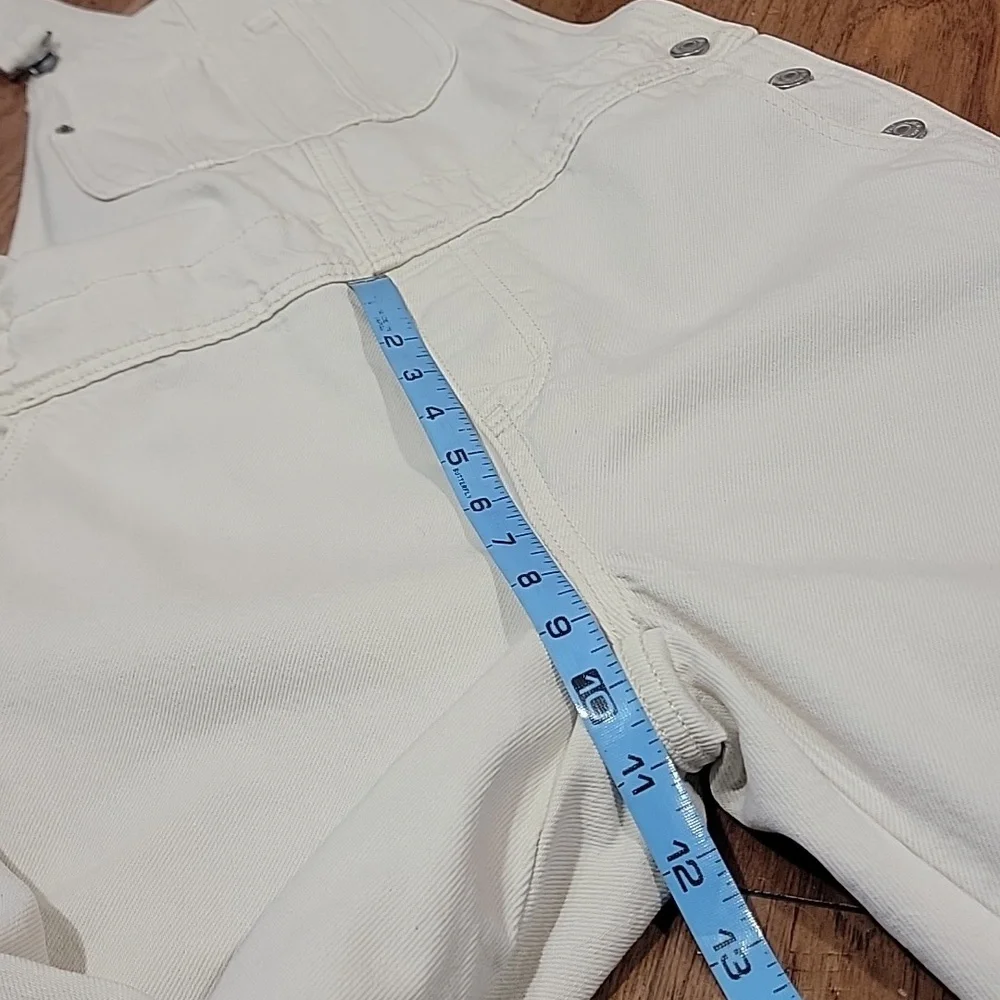 Cream Denim Overalls - Picture 15 of 16